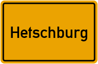 City Sign Hetschburg