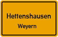 Straßen in Hettenshausen Weyern