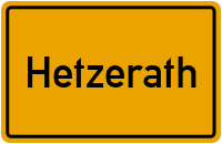 Klüsserather Straße in 54523 Hetzerath