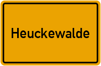 City Sign Heuckewalde