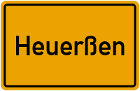 Ortsschild von Gemeinde Heuerßen in Niedersachsen