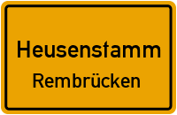 Gartenstraße in HeusenstammRembrücken