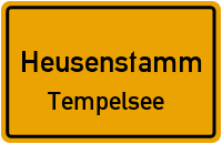 Heinrich-Schneider-Straße in HeusenstammTempelsee