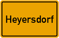 City Sign Heyersdorf