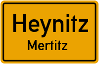 Straßen in Heynitz Mertitz