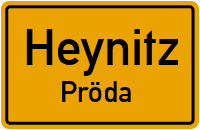 Straßen in Heynitz Pröda