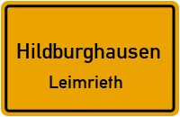 Leimriether Hauptstraße in HildburghausenLeimrieth