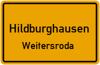 Hintere Gasse in HildburghausenWeitersroda