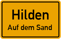 Ellerstraße in HildenAuf dem Sand