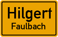 Ortsstraße in HilgertFaulbach