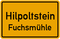 Straßenverzeichnis Hilpoltstein Fuchsmühle
