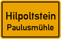 Straßenverzeichnis Hilpoltstein Paulusmühle
