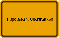 City Sign Hiltpoltstein, Oberfranken