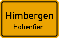 Straßen in Himbergen Hohenfier