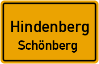 Straßen in Hindenberg Schönberg