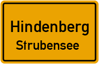 Straßen in Hindenberg Strubensee