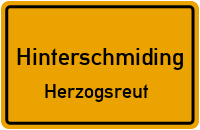 Herzogreuter Straße in HinterschmidingHerzogsreut