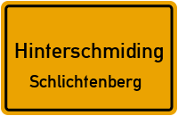 Straßenverzeichnis Hinterschmiding Schlichtenberg