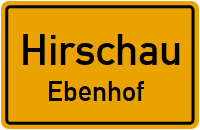 Straßen in Hirschau Ebenhof