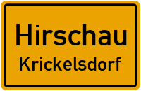 Straßenverzeichnis Hirschau Krickelsdorf