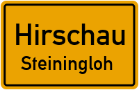 Straßen in Hirschau Steiningloh
