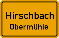 Straßenverzeichnis Hirschbach Obermühle