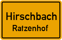 Straßen in Hirschbach Ratzenhof