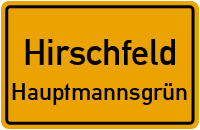 Voigtsgrüner Weg in HirschfeldHauptmannsgrün