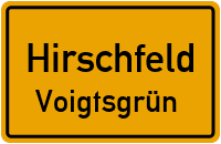Bahnhofstraße in HirschfeldVoigtsgrün