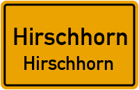 Schloßstraße in HirschhornHirschhorn