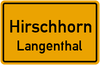 Heddesbacher Weg in 69434 Hirschhorn (Langenthal)