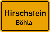 Siedlerstraße in HirschsteinBöhla