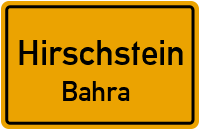 Neuhirschsteiner Straße in HirschsteinBahra