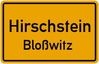 Wiesenweg in HirschsteinBloßwitz