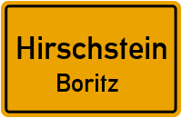 Alte Dorfstraße in HirschsteinBoritz