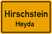 Boritzer Straße in HirschsteinHeyda