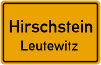 Leutewitzer Straße in HirschsteinLeutewitz