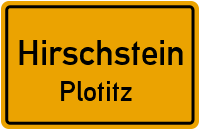 Straßen in Hirschstein Plotitz