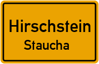Straßen in Hirschstein Staucha
