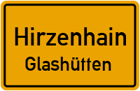 Schwarzwaldstraße in HirzenhainGlashütten