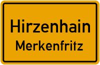 Straßen in Hirzenhain Merkenfritz