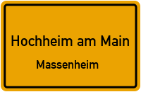 Hauptstraße in Hochheim am MainMassenheim