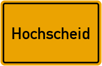 Hunsrückhöhenstraße in Hochscheid