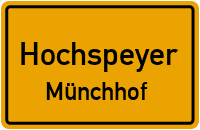 Bahnhofstraße in HochspeyerMünchhof