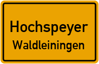 Harzofenstraße in HochspeyerWaldleiningen