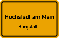 Straßen in Hochstadt am Main Burgstall