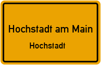 Alte Reichsstraße in 96272 Hochstadt am Main (Hochstadt)