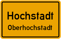 Gemarkstraße in HochstadtOberhochstadt