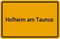 Wo liegt Hofheim am Taunus?