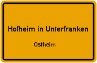 Schillingsgasse in 97461 Hofheim in Unterfranken (Ostheim)